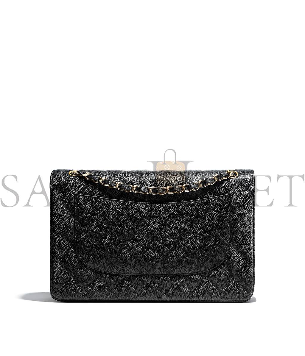 CHANEL LARGE CLASSIC HANGBAG GOLD HARDWARE  A58600 Y01864 C3906 (19.5*10*30cm)